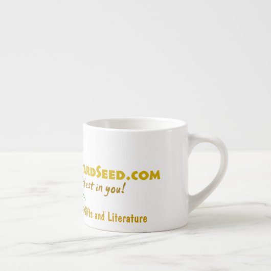 Agrainofmustardseed.comロゴ エスプレッソカップ (右)