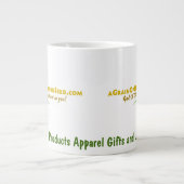 Agrainofmustardseed.comロゴ ジャンボコーヒーマグカップ (正面)