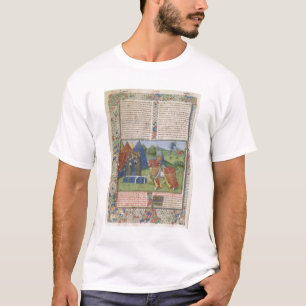 Agravain (vellu氏115 f.425v Lancelotの殺害の Tシャツ