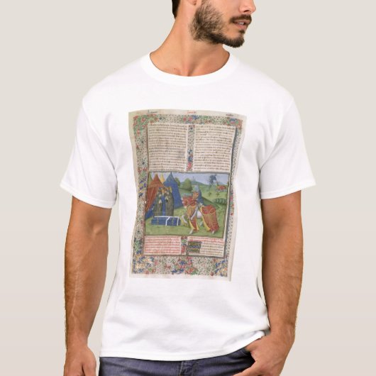 Agravain (vellu氏115 f.425v Lancelotの殺害の Tシャツ (正面)