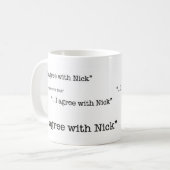 agree_Mug コーヒーマグカップ (正面左)