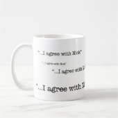 agree_Mug コーヒーマグカップ (左)