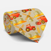 Agricultural equipment wheat farming ネクタイ (ロール)