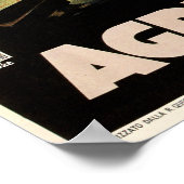 AGRIGENTOシシリー寺院の谷のヴィンテージ ポスター (角)