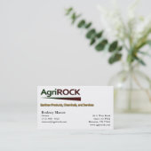 AgriRockの名刺 名刺 (スタンド正面)
