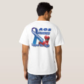 AGS Awareness_supporting最も勇敢な子供 Tシャツ (裏面フル)