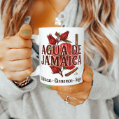 Agua de Jamaica Hibiscus Agua Fresca Recipe コーヒーマグカップ