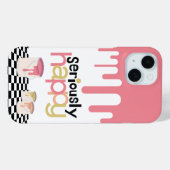 Ague Happy iPhone 15ケース Case-Mate iPhoneケース (裏面 (横))