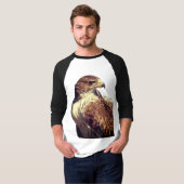  Águia de Bonelli (Aquila fasciata) Tシャツ (正面フル)