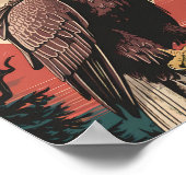 Águila Vigilante del Bosque ポスター (角)