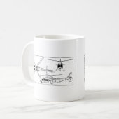Agusta 109 コーヒーマグカップ (正面左)