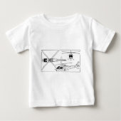 Agusta 109 ベビーTシャツ (正面)