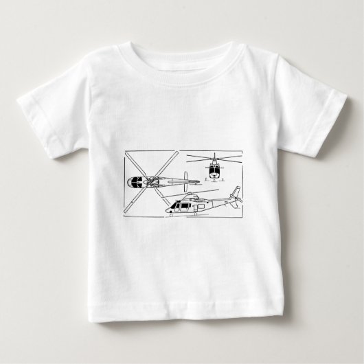 Agusta 109 ベビーTシャツ (正面)