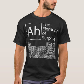 Ah驚きの化学周期タブの要素 Tシャツ