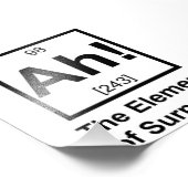 Ah驚きの周期要素記号の要素 フォトプリント (角)