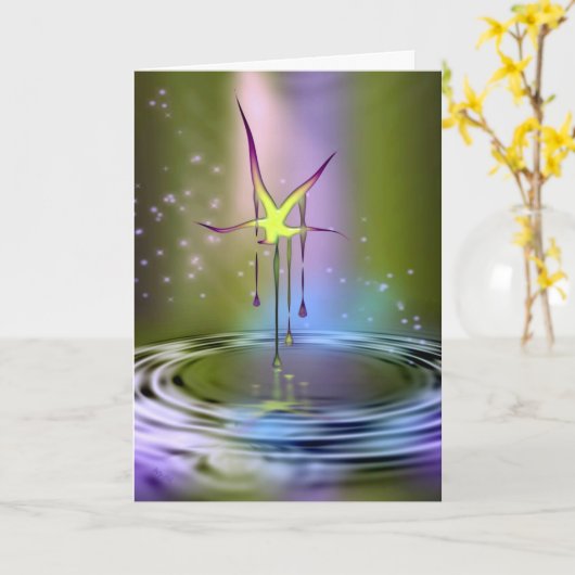 AH2011を夢見る カード (黄色い花)