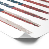 AH64 Apacheヘリコプターアメリカ国旗Apache艦隊 ポスター (角)