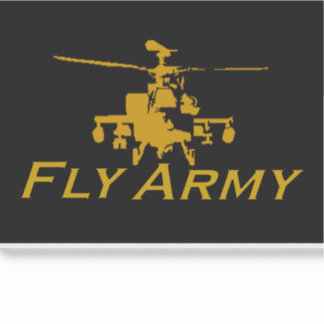 AH64 Apache Vinyl Fly Armyステッカー シール