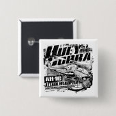 AH-1G HueyCobraボタン 缶バッジ (正面&裏面)