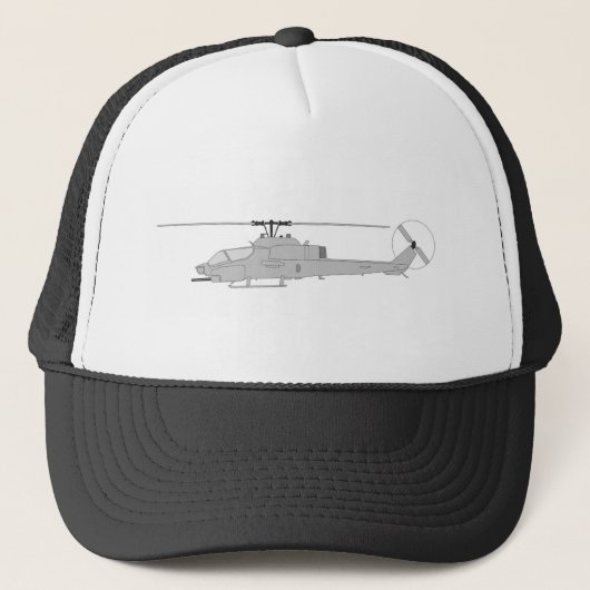 AH-1Wの攻撃用ヘリコプター キャップ (正面)