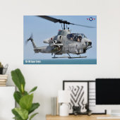 AH-1Wコブラすごいー ポスター (ホームオフィス)