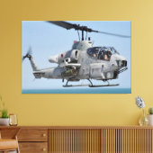 AH-1Wコブラすごい40x60 キャンバスプリント (インサイチュ (リビング))