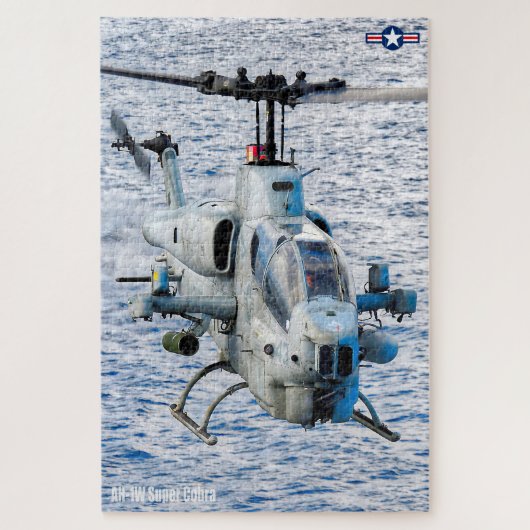 AH-1Wコブラすごい(20x30インチ) ジグソーパズル (縦)