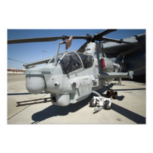 AH-1Zによってすごいコブラの攻撃用ヘリコプター フォトプリント