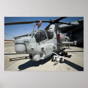 AH-1Zコブラすごい攻撃ヘリコプター ポスター