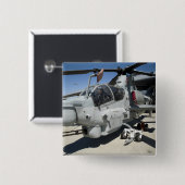 AH-1Zコブラすごい攻撃ヘリコプター 缶バッジ (正面&裏面)