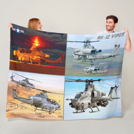 AH-1Zバイパー フリースブランケット (インサイチュ)