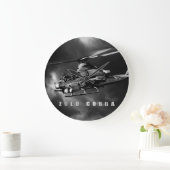 AH-1Zバイパー ラージ壁時計 (ホーム)