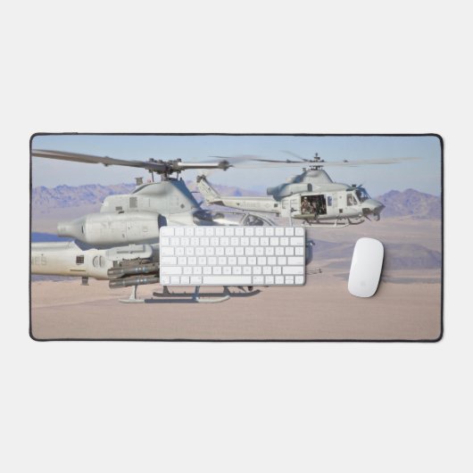 AH-1Z VIPERとUH-1Y VENOM デスクマット (キーボード&マウス)