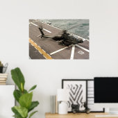 AH-64アパッシュのヘリコプター ポスター (ホームオフィス)
