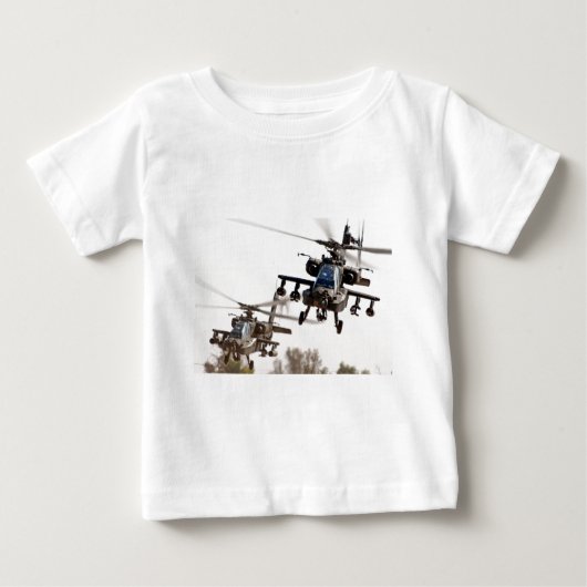 AH-64アパッシュ ベビーTシャツ (正面)