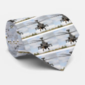 AH-64 アパッチ ロングボウ ヘリコプター 軍事 ネクタイ (ロール)