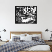 AH-64 Apacheキャンバスプリント キャンバスプリント (インサイチュ (寝室))