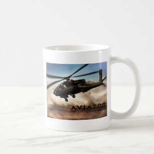 AH-64 Apacheヘリコプター コーヒーマグカップ