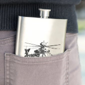 Ah 64 Apacheヘリコプター フラスク (インサイチュ)