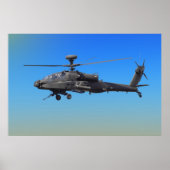 AH-64 Apacheヘリコプター ポスター (正面)
