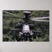 AH-64 Apacheヘリコプター ポスター (正面)
