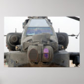 AH-64 Apacheヘリコプター ポスター (正面)