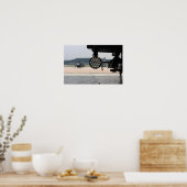 AH-64 Apacheヘリコプター ポスター (キッチン)