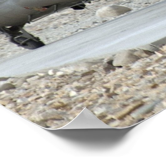 AH-64 Apacheヘリコプター ポスター (角)