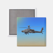 AH-64 Apacheヘリコプター マグネット (正面/裏面)