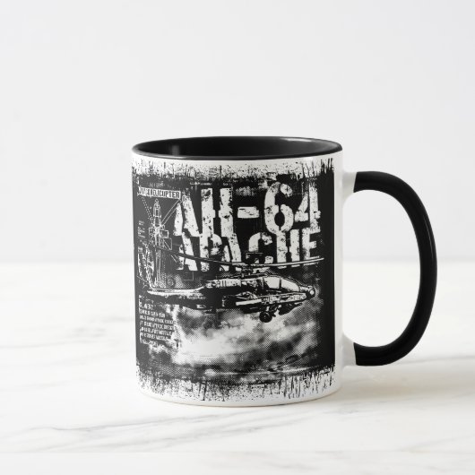 AH-64 Apache 11オズリンガーマグ マグカップ (右)