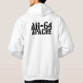 AH-64 Apache American Apparel CaliforniaフリースP パーカ (裏面)
