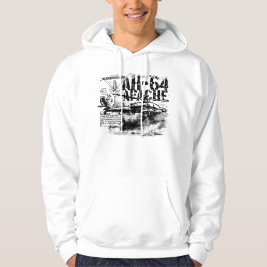 AH-64 Apache American Apparel CaliforniaフリースP パーカ (正面)