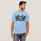 AH-64 Apache Men's American Apparel 素晴らし Jersey T Tシャツ (正面フル)