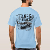 AH-64 Apache Men's American Apparel 素晴らし Jersey T Tシャツ (裏面)